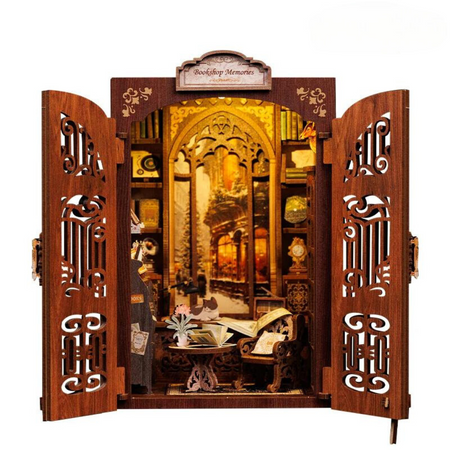 DIY Book Nook Zestaw Świąteczny – Wspomnienia z Retro Księgarni | Cutebee