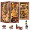 Painter's Day at Dusk – DIY Book Nook Minicity | Puzzle 3D Prezent