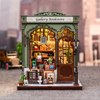 DIY Book Nook - Gallery Bookstore | Cutebee miniaturowy domek puzzle 3D