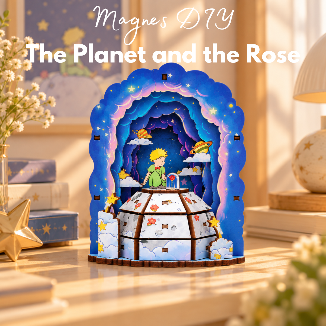 The Planet and the Rose – Magnes na lodówkę DIY CuteBee | Mały Książę
