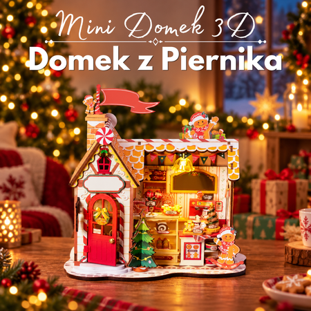 Gingerbread Bakery – Mini Domek 3D | Rolife
