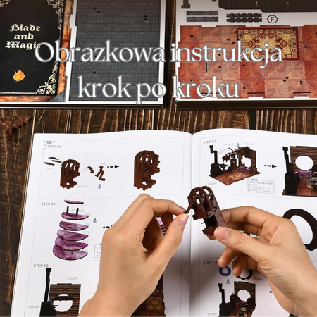 Blade and Magic Minicity DIY Book Nook – Puzzle 3D Prezent