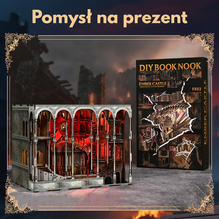 DIY Book Nook - Ember Castle | Minicity Miniaturowy Domek