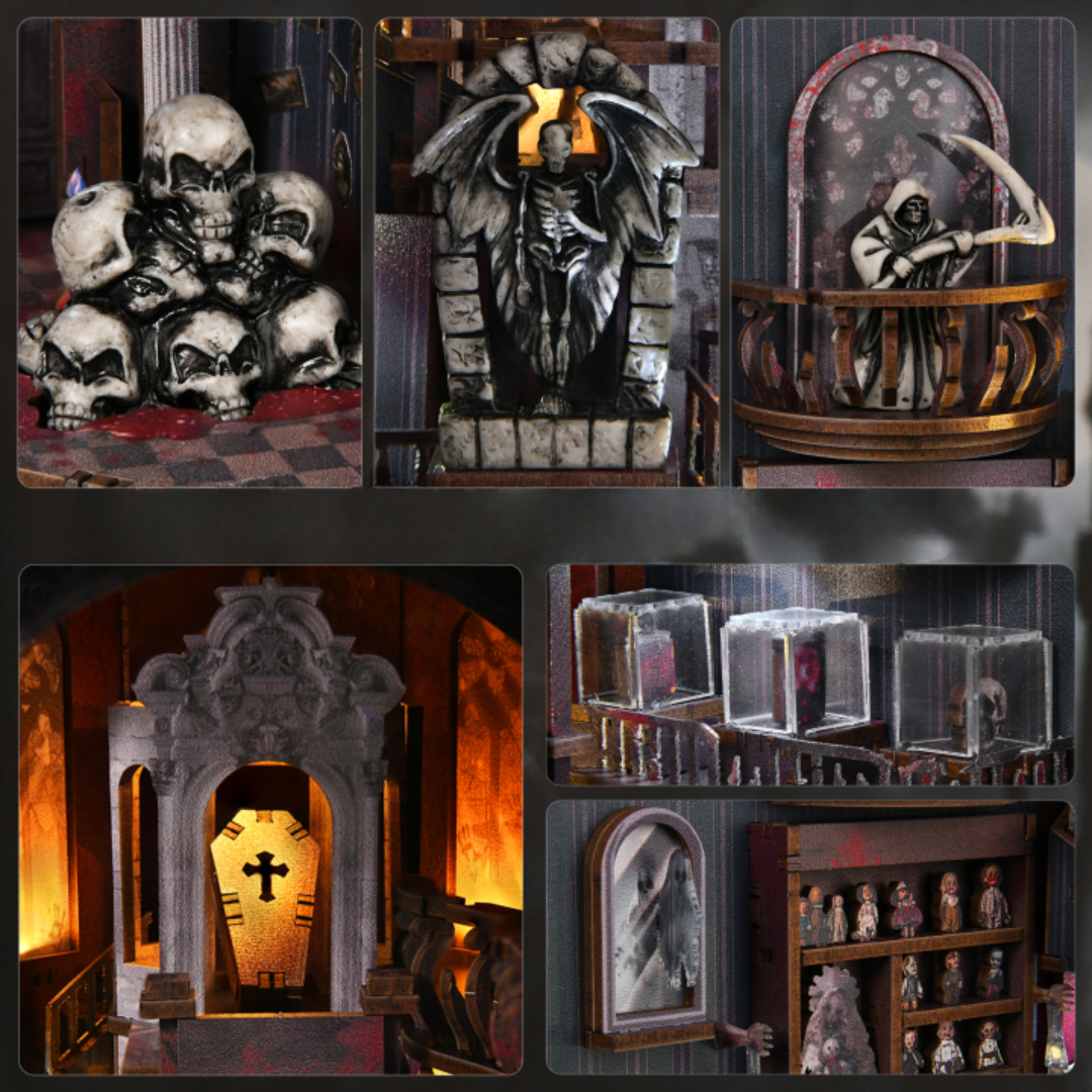 Zakazane relikwie – Upiorne Relikwie Minicity DIY Book Nook – Puzzle 3D Prezent