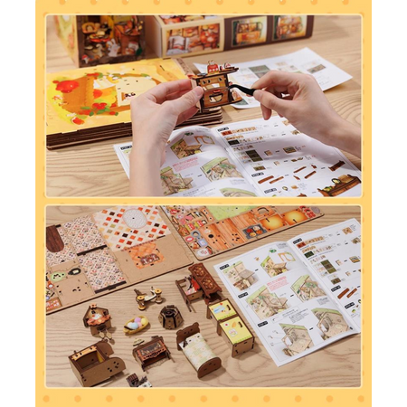 DIY Book Nook - Domek Krecika | Cutebee