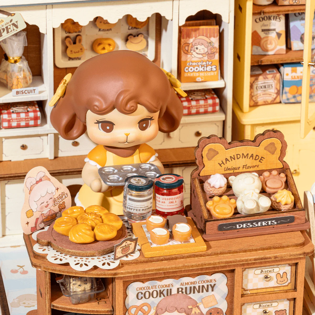 Króliczek jako bohater sklepiku – Mini Domek 3D - Cookii Bunny I Rolife