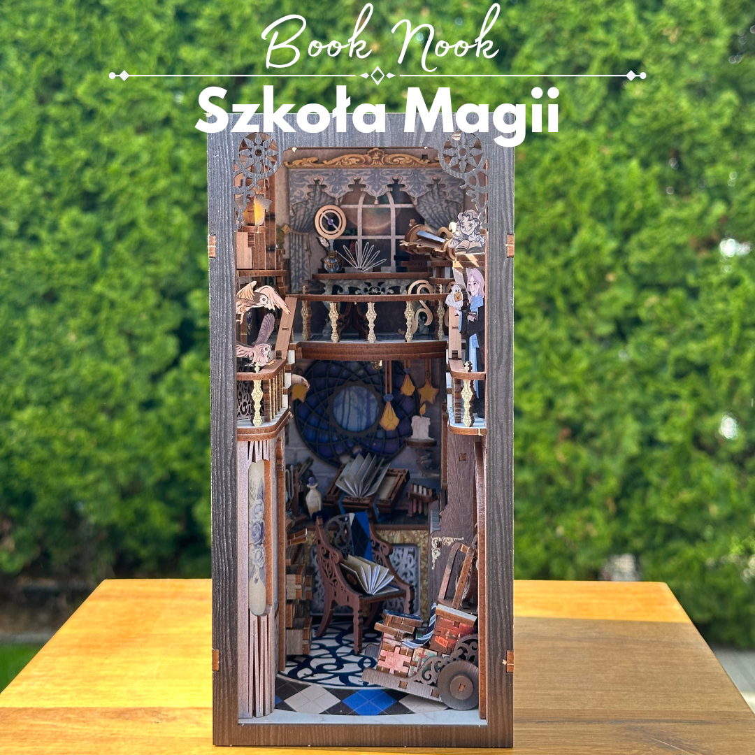 Szkoła Magii Cutebee DIY Book Nook – Puzzle 3D Prezent