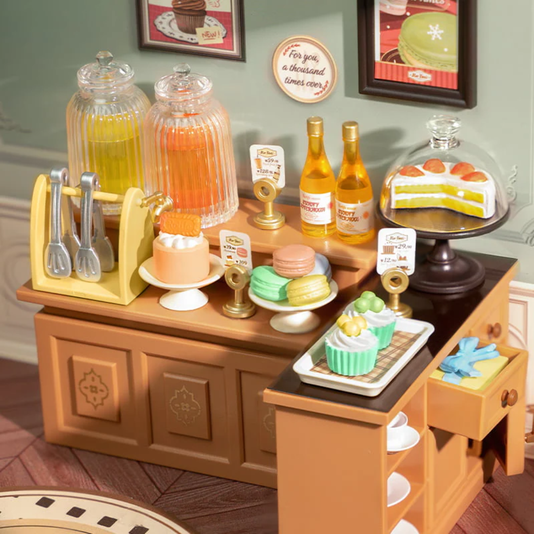 Herbaciany świat w miniaturze – Mini Domek 3D - Herbaciarnia Sweet Sips Tea | Rolife