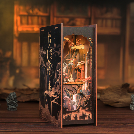 DIY Book Nook - Legenda Wukong | Cutebee