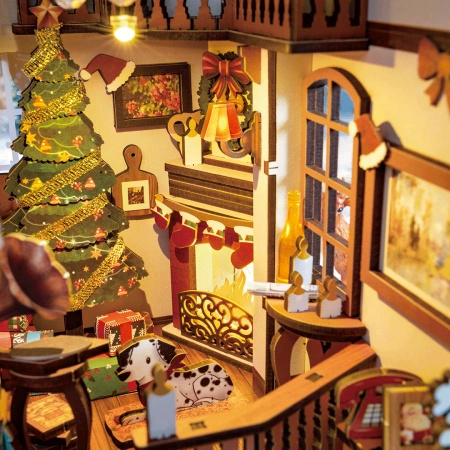 DIY Book Nook - Świąteczny Klimat | Rolife puzzle 3D