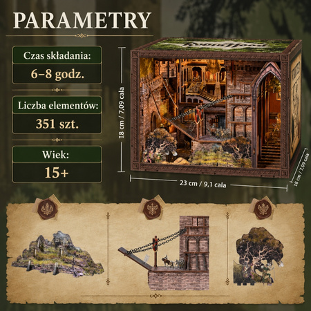 Robin Hood MAX – DIY Book Nook MiniCity | Puzzle 3D Prezent
