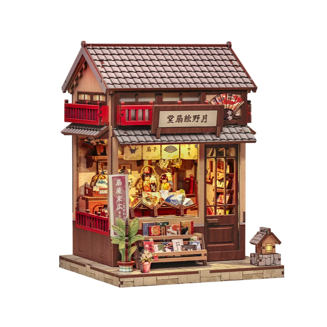 Sklepik z Lalkami Kokeshi – DIY Book Nook Puzzle 3D | CuteBee