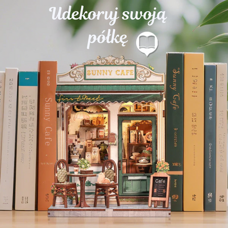 DIY Book Nook - Sunny Cafe | Cutebee