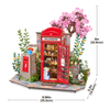Blossom Book Booth – Puzzle 3D Rolife, book nook z LED