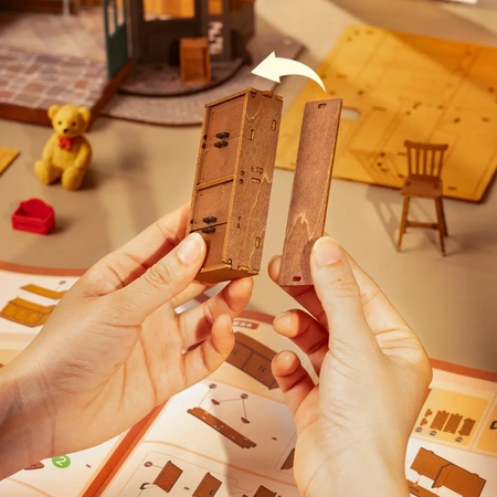 Mini domek 3D Restauracja Tipsy – widok ogólny modelu