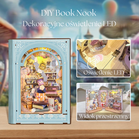 Alice's Tea Party Diary – DIY Book Nook Joincon | Puzzle 3D Prezent