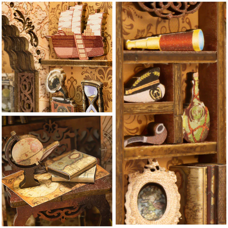 DIY Book Nook - Sailing Memory | Cutebee