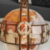 Świecący Globus z Lupą – Puzzle 3D ROKR, lampka LED (180 el.)