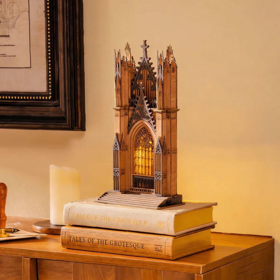 Mini Domek 3D - Twin-Tower Cathedral | Rolife – pomysł na prezent