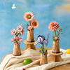 Irys – Puzzle 3D Rowood, kwiat DIY Rolife