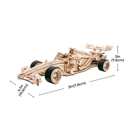Bolid F1 z Napędem – Puzzle 3D ROKR Samochód (247 el.)