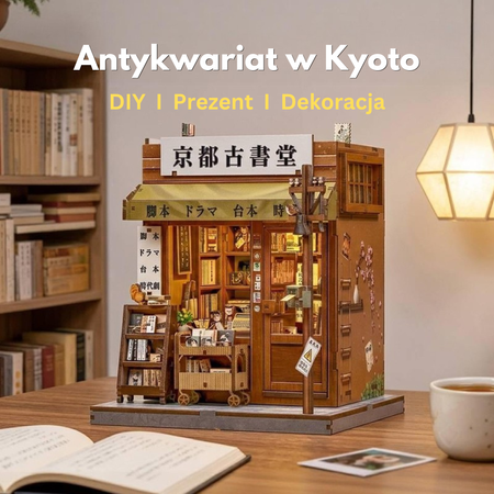Antique Bookery of Kyoto – DIY Book Nook CuteBee | Puzzle 3D Prezent