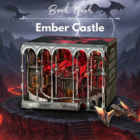DIY Book Nook - Ember Castle | Minicity Miniaturowy Domek