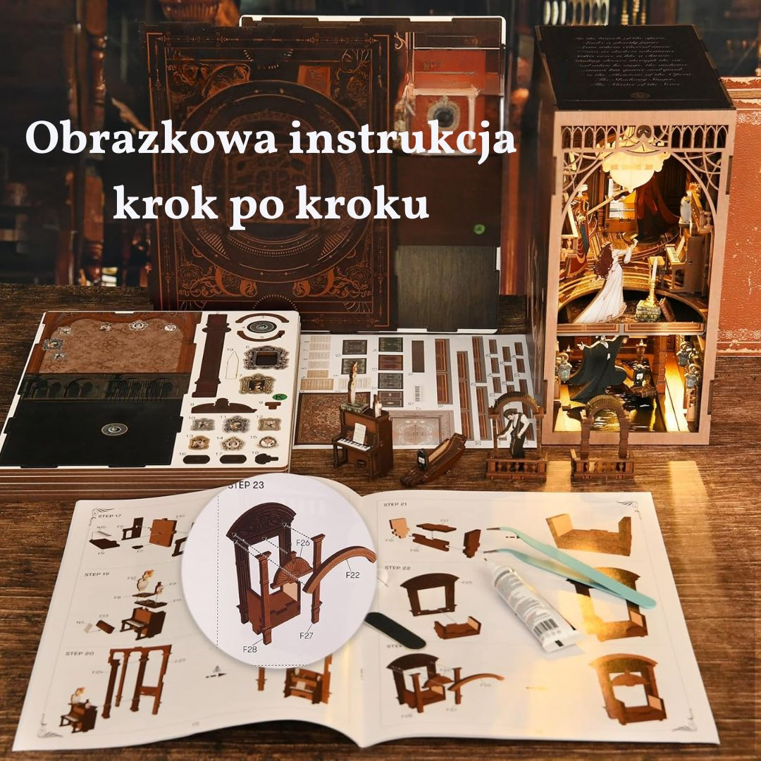 Book Nook DIY MiniCity – Phantom of The Opera – instrukcja krok po kroku
