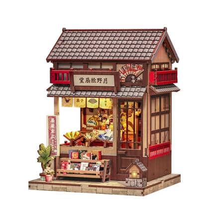 DIY Book Nook - Tradycyjna Japońska Sklepik z lalkami Kokeshi | Cutebee