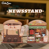 Drewniany Zestaw Puzzle 3D - News stand