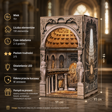 Pantheon - DIY Book Nook Minicity | Puzzle 3D Prezent