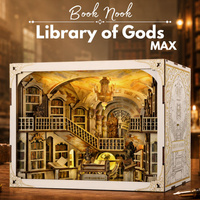 Library of Gods Max – DIY Book Nook MiniCity | Puzzle 3D Prezent