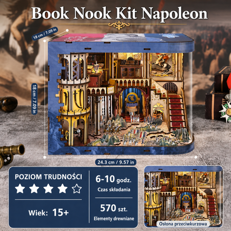 Napoleon MAX – DIY Book Nook Minicity | Puzzle 3D Prezent