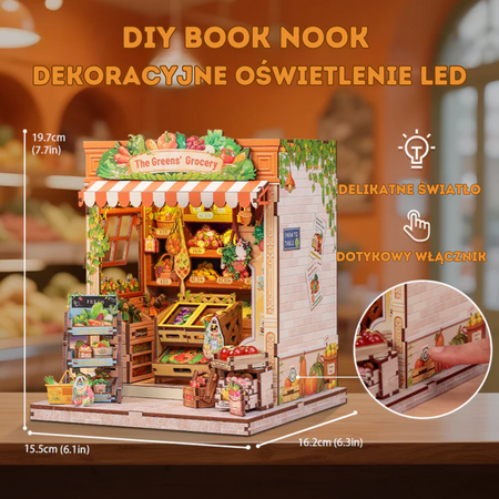 DIY Book Nook - Sklep Spożywczy (The Greens' Grocery) | Cutebee