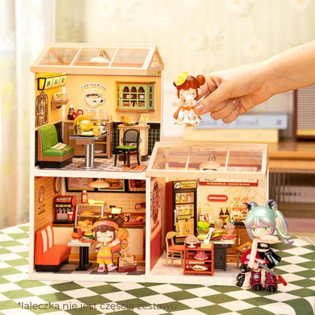 Mini Domek 3D - Hong Kong Bites Cafe I Rolife