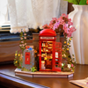 Blossom Book Booth – Puzzle 3D Rolife, book nook z LED