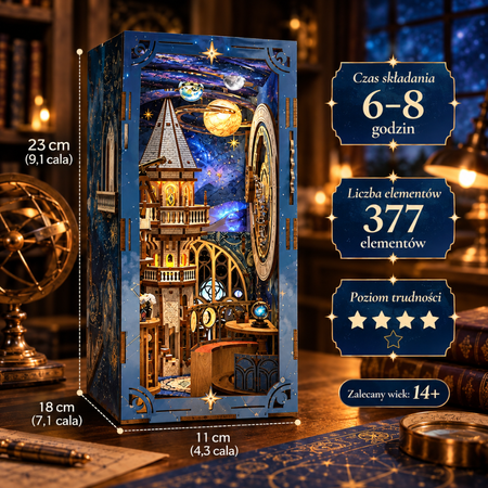 Stellar Castle – DIY Book Nook Minicity | Puzzle 3D Prezent