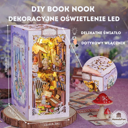 DIY Book Nook - Leśny Koncert | Cutebee