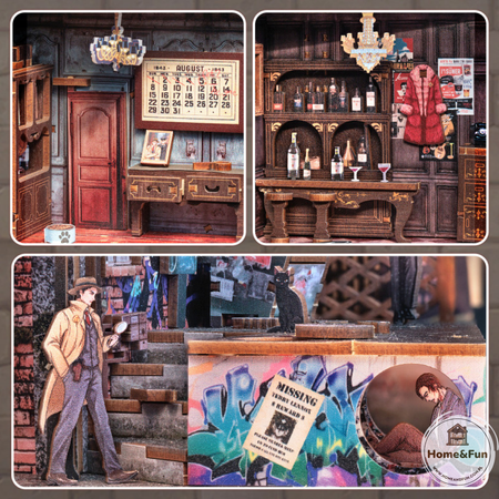 DIY Book Nook Zestaw Świąteczny- The Long Goodbye