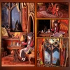 DIY Book Nook - Ognisty Smok | Dom Gryffindor Cutebee Mini Domek 3D