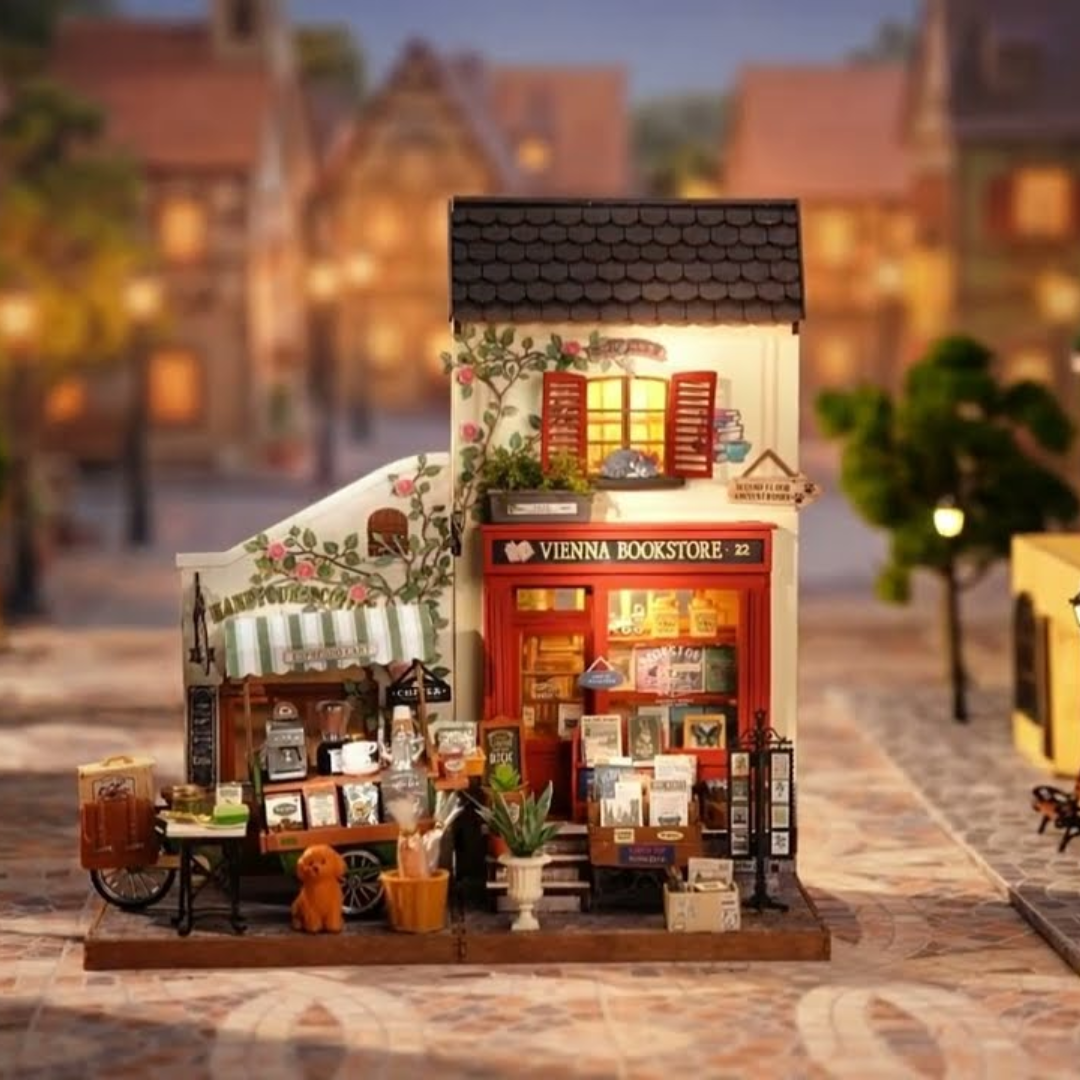 Mini Domek 3D - Vienna Bookstore | Rolife – pomysł na prezent