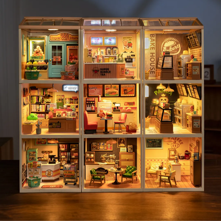 Mini Domek 3D - Yum Yum Burgers | Rolife