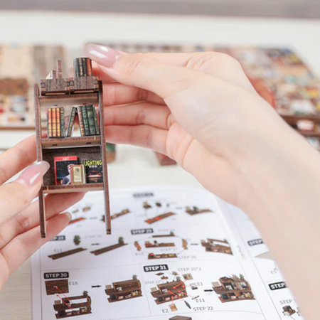 DIY Book Nook - The Drama Bookshop | Cutebee