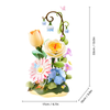 Garden Ramble – Puzzle 3D ROKR, bukiet kwiatów z LED (206 el.)