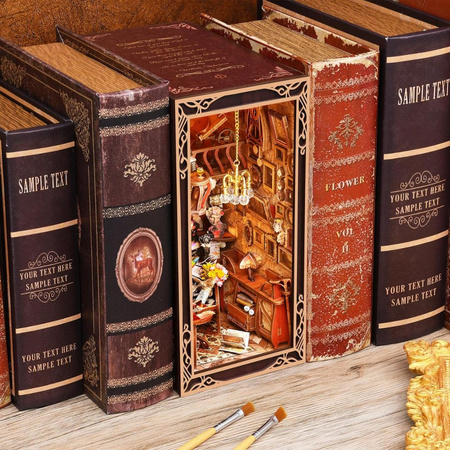Painter's Day at Dusk – DIY Book Nook Minicity | Puzzle 3D Prezent
