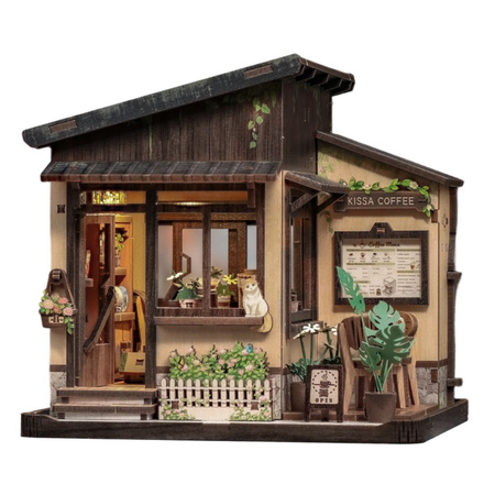 DIY Miniaturowy Domek - Kissa Coffee | Cutebee