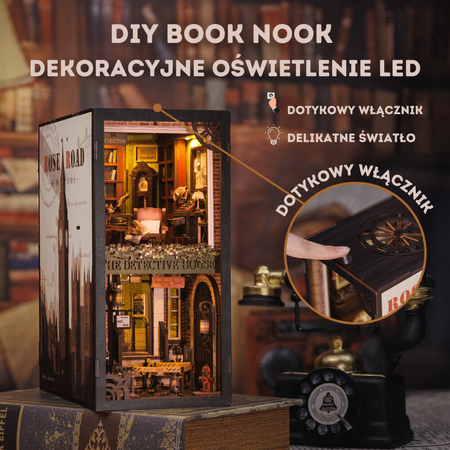 DIY Book Nook Zestaw Urodzinowy - Agencja Detektywistyczna
