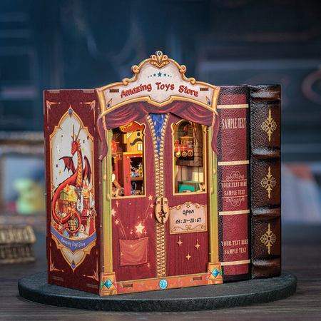 Zestaw Świąteczny Book Nook – Niezwykły Sklep z Zabawkami | Cutebee