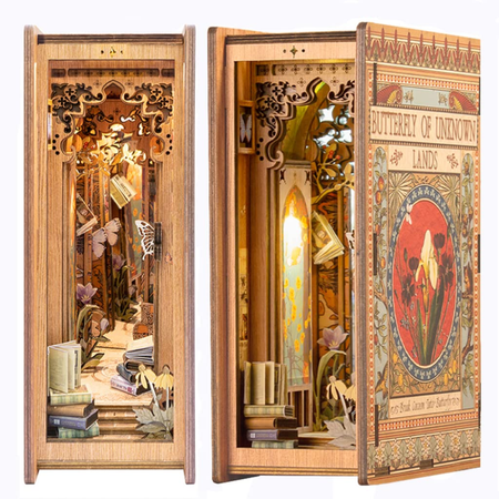 DIY Book Nook - Motyli Raj | Cutebee