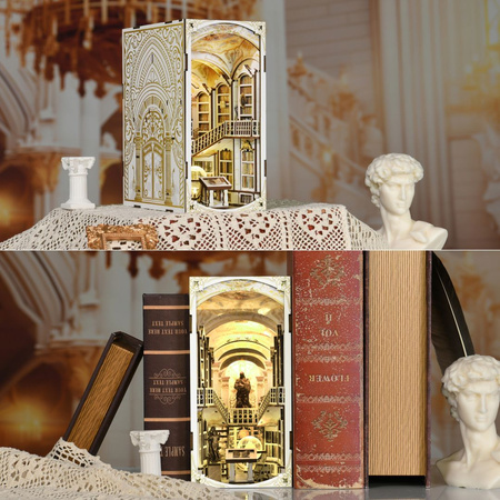 Library of Gods – DIY Book Nook Minicity | Puzzle 3D Prezent